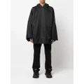 Balenciaga pull-over rain jacket - Black