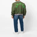 Kenzo Varsity logo-patch bomber jacket - Green