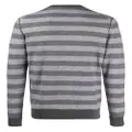 Vince striped knit jumper - Grey