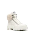 Ash faux-fur detail boots - White