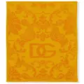 Dolce & Gabbana Barocco logo-jacquard towels (set of 5) - Orange