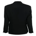 Maurizio Miri double-breasted wool blazer - Black
