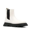 Ash Elite 03 leather ankle boots - White