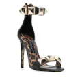Philipp Plein Crystal 120mm stud-embellished sandals - Black