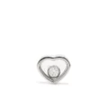 Chopard 18kt white gold My Happy Heart diamond stud earring - Silver