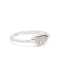 Chopard 18kt white gold My Happy Heart diamond ring - Silver