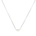 Chopard 18kt white gold My Happy Heart diamond necklace - Silver