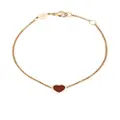 Chopard 18kt rose gold My Happy Heart carnelian bracelet - Pink