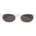 Balenciaga Eyewear wayfarer-frame sunglasses - White