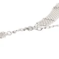 Alessandra Rich Daisy crystal-embellished necklace - Silver