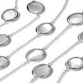 IPPOLITA pearl chain-link necklace - Silver