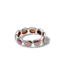IPPOLITA pearl embellished ring - Silver