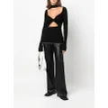 3.1 Phillip Lim cut-out knitted top - Black