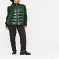 Moncler panelled puffer jacket - Green