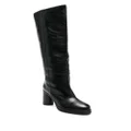 ISABEL MARANT leather knee-high boots - Black