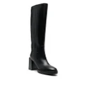 Furla 100mm Greta leather knee high boots - Black