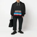Junya Watanabe MAN Navako stripe-pocket hoodie - Black
