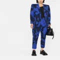 Alexander McQueen high-waisted tailored trousers - Blue
