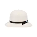 Prada foldable straw hat - White