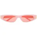 Balenciaga Eyewear BB0095S rectangle-frame sunglasses - Pink
