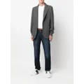 Canali single-breasted fitted blazer - Grey