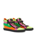 Giuseppe Zanotti Coby colour-block high-top sneakers - Multicolour