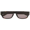 Philipp Plein tortoiseshell-effect tinted sunglasses - Brown