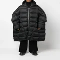 Rick Owens oversize padded coat - Black