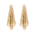 Rabanne gold-tone chain mesh earrings