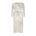 Gilda & Pearl sheer Reverie dressing gown - White