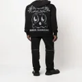 Philipp Plein Monster print cotton hoodie - Black