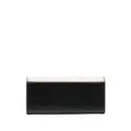 Furla logo-buckle two-tone wallet - Black