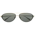 Linda Farrow Noa oversized sunglasses - Gold