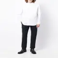 Jil Sander stand-collar cotton shirt - White