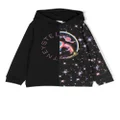 Stella McCartney Kids logo-print long-sleeve hoodie - Black