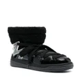 Moncler lace-up snow boots - Black