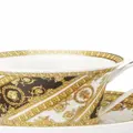 Versace Baroque teacup and saucer - White