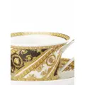 Versace Baroque teacup and saucer - White