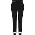 Dolce & Gabbana embroidered wool track pants - Black