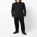 Yohji Yamamoto panelled high-waisted trousers - Black