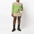 Mackintosh KILLIAN Fair Isle knit cardigan - Green
