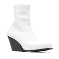 Stella McCartney Cowboy stretch ankle boots - White