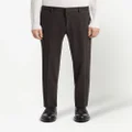 Zegna mid-rise cotton trousers - Brown