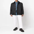 Barbour collared wax jacket - Blue