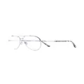 TOM FORD Eyewear double-bridge glasses - Silver