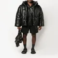 Nanushka Hide faux-leather puffer jacket - Black