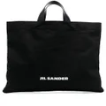 Jil Sander logo-print tote bag - Black
