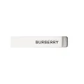 Burberry logo detail tie bar - Silver