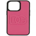 Dolce & Gabbana DG-logo iPhone 12 Pro case - Pink
