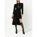 Dolce & Gabbana cropped bustier-panel jacket - Black